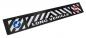 Preview: Pvc langer Spritzschutz, geprägte Schilder - 240x35 cm - Schwarz - Langes Fahrzeug