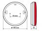 Preview: Dynamische O-Led, Nebelschlussleuchte, 3 Funktionen, 12/24V - Links