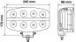 Preview: Pluton Nova, LED-Tiefenleuchte mit Positionslicht - 10/30V - 245x140 mm