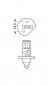 Preview: 24V-Halogenlampe Blu-Xe - H1 - 70W - P14,5s - 1 Stk - Schachtel