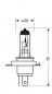 Preview: 24V-Halogenlampe Blu-Xe - H4 - 70/75W - P43t - 1 Stck - Box