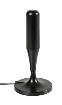 Globo-1 Plus, verstärkte TV-Antenne mit digitalem Empfang, 12/24V - 130 mm