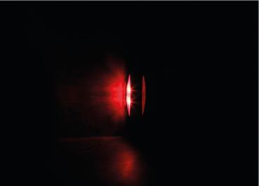 Zusatzleuchte mit 4 rot/weiß/roten Led, 9/32V - weiße Schale
