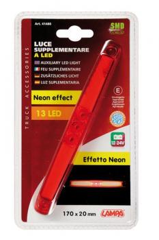 13 Led, 12/24V - Rot