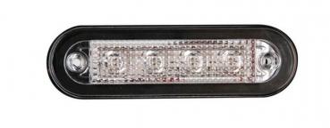 Premium, 4-LED-Leuchte, Einbau, 12/24V - Weiß