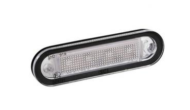 Premium, 4-LED-Leuchte, bündig montiert, 12/24V - Orange