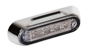 Premium, 4-LED-Leuchte, Oberflächenmontage, 12/24V - Weiß