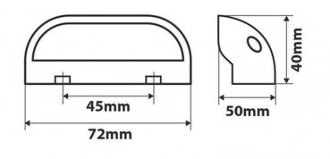 Led smd light, Kennzeichenbeleuchtung, 10/30V