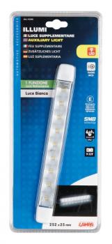 Illumi, 9 LEDs, Oberflächenmontage, 12/24V - Weiß - 1 Funktion