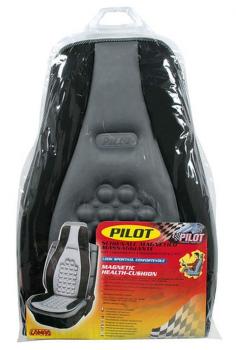 Pilot, magnetische Massage-Rückenlehne - Schwarz/Grau