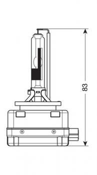 HID Xenon-Lampe 4.300°K - D1R - 35W - PK32d-3 - 1 Stck - D/Blister