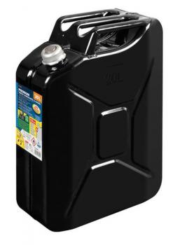 Premium-Kraftstofftank aus Metall - 20 L - Schwarz