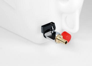 Kanister aus Polyethylen mit Metallhahn - 10 L - Horizontal