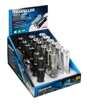 Traveller, 1 Led Smd Taschenlampe 0,5W - Display 18 Stck.