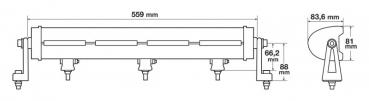 Pluton New Horizons, Led bar 2 Funktionen - 10/30V - 559x81 mm