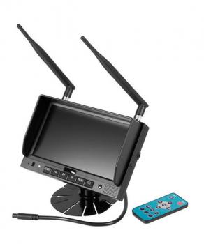 M4, 7" LCD-Monitor 7" Drahtlos, Kamera 1+2+3+4