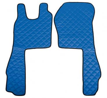 Paar Kunstlederteppiche - Blau - Scania R Serie 6 (09/09>08/13)