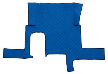 Zentraler Kunstlederteppich - Blau - Mann TGX (09/07>12/17) automatisch, 1 Schublade