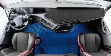 Zentraler Teppich aus Kunstleder - Blau - Volvo FH Serie 4 (09/12>) automatisch