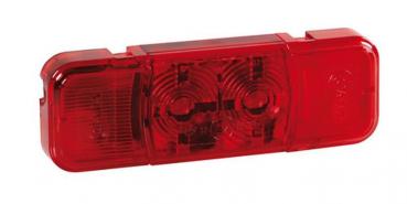 2 Led Umrissleuchte, 24V - Rot