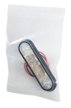 Satz 20 Stück, 3 Led Umrissleuchte, Einbau, 12/24V - Weiß