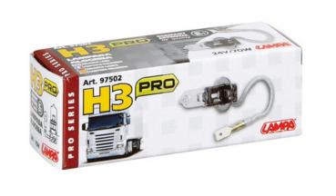 24V-Halogenlampe Pro - H3 - 70W - PK22s - 1 Stck - Box