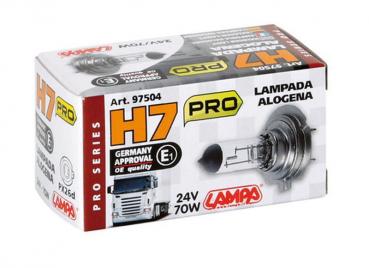 24V-Halogenlampe Pro - H7 - 70W - PX26d - 1 Stck - Schachtel