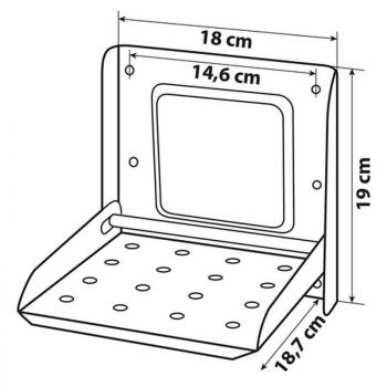 Klappbare Kletterplattform