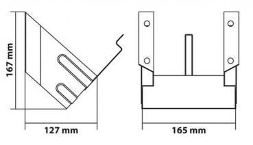 Schuhablage aus Metall - G46 - Klein