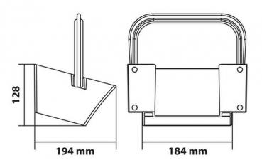 Schuhablage aus Kunststoff - G46 - Klein