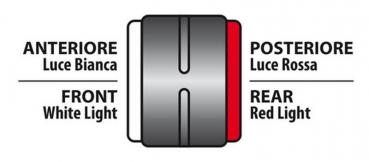 Ilumia, 2 Led Begrenzungsleuchte, 24V - 60° - Flex - Links