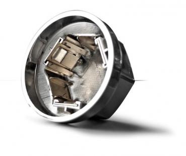 Satz mit 10 universellen ABS-Radmutterabdeckungen - Ø 32/33 mm - Chrom