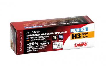 24V-Halogenlampe Blu-Xe - H3 - 70W - PK22s - 1 Stck - Box