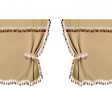 Dunkle, zentrale Lkw-Markisen, Standard-Fahrerhaus - Beige