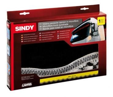 Sindy, Mikrofaser-Lkw-Sonnenschirm - Schwarz