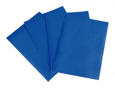 Lampa Repair-Set für LKW-Planen, Reparaturflicken selbstklebend, 4 Stück, Blau
