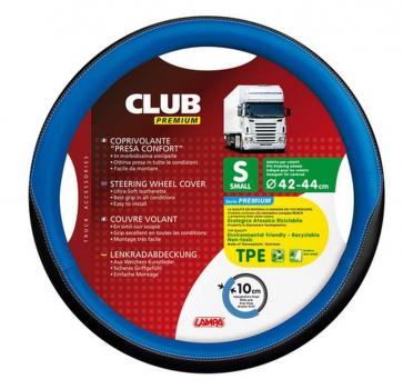 Club-Lenkradbezug mit Komfortgriff aus TPE - S - Ø 42/44 cm - Blau