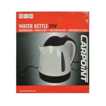 Carpoint Wasserkocher 24 V, 1 Liter, geeignet für LKW, PKW, Wohnwagen u.a.