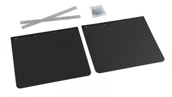 Ein Paar schwarze PVC-Schmutzfänger für Lastwagen - 40x30 cm