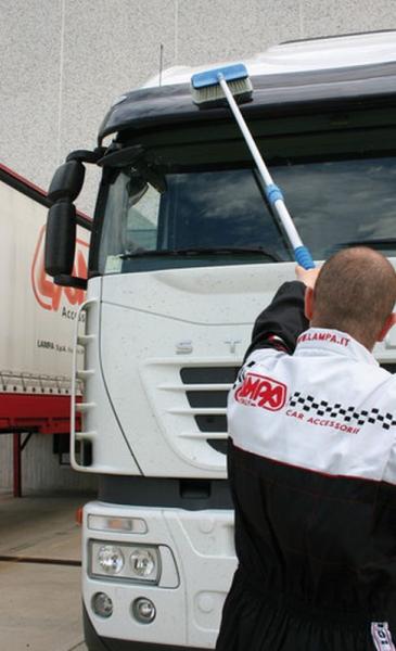 Truck-Wash, Hydrobürsten-Set mit Teleskopstiel, Schraubanschluss