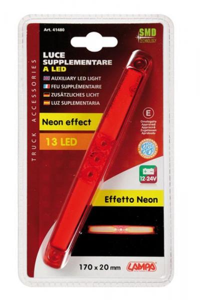 13 Led, 12/24V - Rot