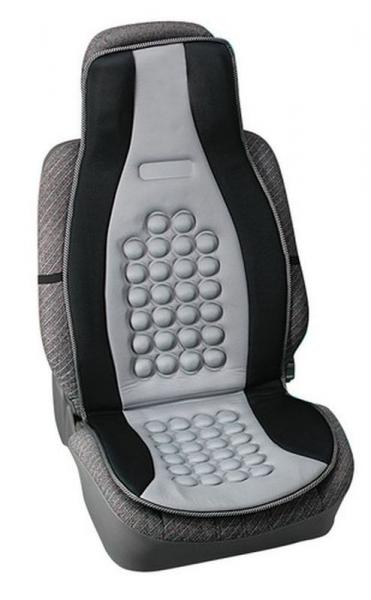 Pilot, magnetische Massage-Rückenlehne - Schwarz/Grau