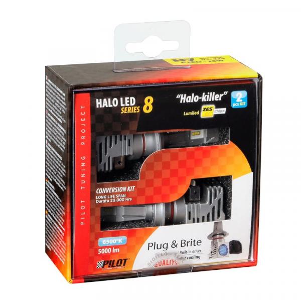 9-32V Halo Led Serie 8 Halo Killer - (H7) - 25W - PX26d - 2 Stück - Schachtel