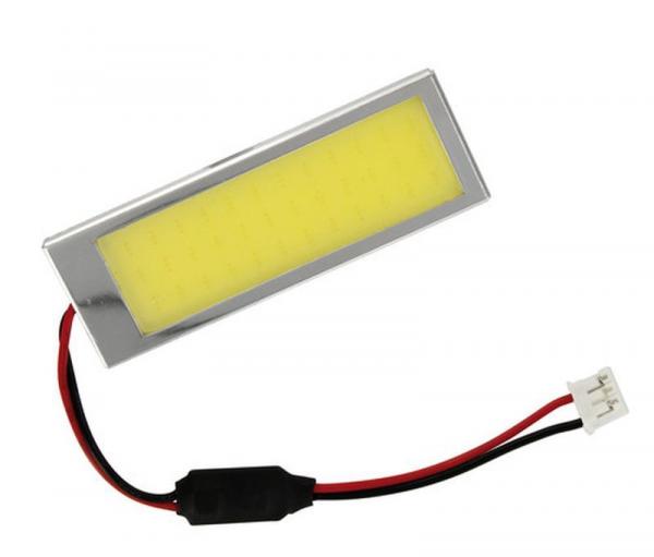 10-30V Mega-Led - COB 36-Chip-Platte - 60x20 mm - 2,4W - 1 Stck - D/Blister - Weiß