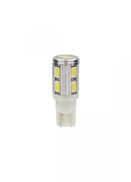 10-30V Mega-Led 10 - 10 SMD x 1 Chip - (T10) - W2,1x9,5d - 2 Stück - D/Blister - Weiß - Duale Polarität - Eingebauter Widerstand
