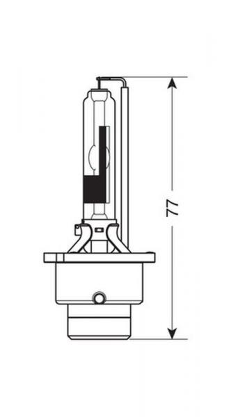 HID-Xenon-Lampe 6.000°K - D4R - 35W - P32d-6 - 1 Stck - D/Blister