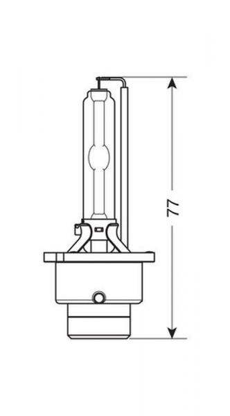 HID-Xenon-Lampe 5.000°K - D2S - 35W - P32d-2 - 1 Stck - D/Blister