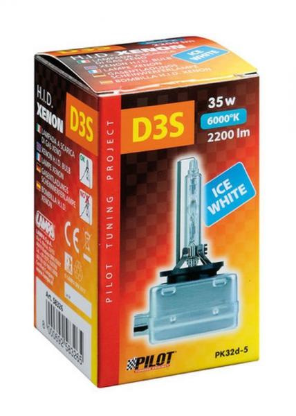 HID-Xenon-Lampe 6.000°K - D3S - 35W - PK32d-5 - 1 Stck - Box