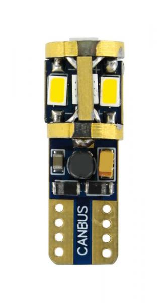 10-32V Mega-Led 9 - 9 SMD x 1 Chip - (T10) - W2,1x9,5d - 2 Stück - D/Blister - Weiß - Duale Polarität - Eingebauter Widerstand