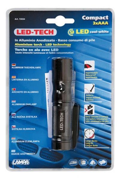 Led-Tech, Aluminium 9 Led-Taschenlampe